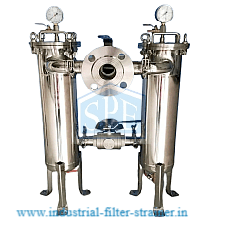 SS Duplex Filter Housing